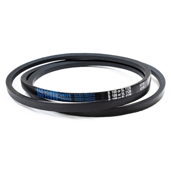 D&D B109/5L1120 Classical V-Belt, 112 in Outside Length, 21/32 in Top Width, 1 Ribs B109/5L1120 - main